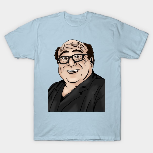 Danny DeVito T-Shirt by Black Snow Comics